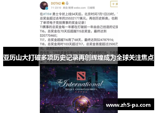 亚历山大打破多项历史记录再创辉煌成为全球关注焦点