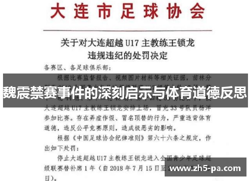 魏震禁赛事件的深刻启示与体育道德反思 魏震禁赛事件的深刻启示与体育道德反思